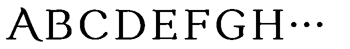 KinutaMincho StdN Bold Font UPPERCASE