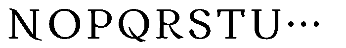 KinutaMincho StdN Bold Font UPPERCASE