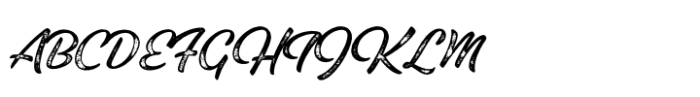 Kiosk Script Print Regular Font UPPERCASE