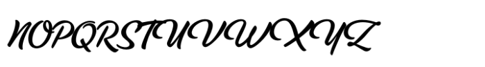 Kiosk Script Regular Font UPPERCASE