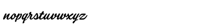Kiosk Script Regular Font LOWERCASE
