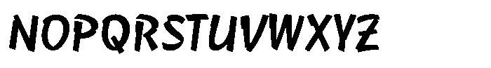Kiosq Font UPPERCASE