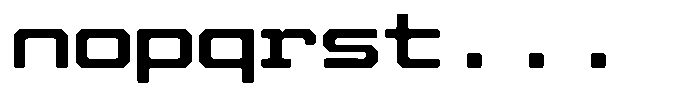 Kiota Mono Font LOWERCASE