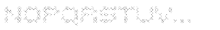 Kiriko Regular Font UPPERCASE