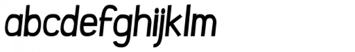 Kirkby Italic Font LOWERCASE
