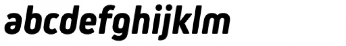 Kiro Extra Bold Italic Font LOWERCASE