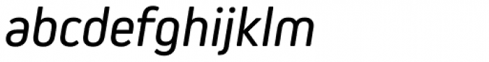 Kiro Italic Font LOWERCASE