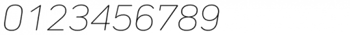 Kiro Thin Italic Font OTHER CHARS