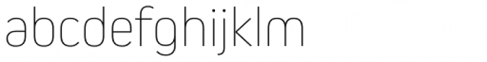 Kiro Thin Font LOWERCASE