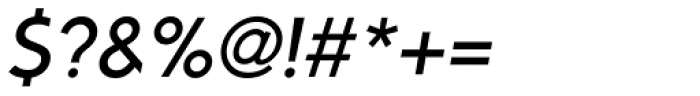 Kirshaw Medium Italic Font OTHER CHARS