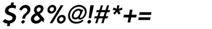 Kirshaw Semibold Italic Font OTHER CHARS