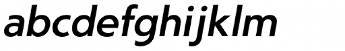 Kirshaw Semibold Italic Font LOWERCASE