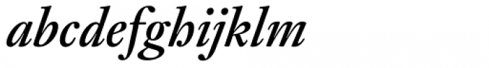 Kis Antiqua Now TB Pro Semi Bold Italic Font LOWERCASE