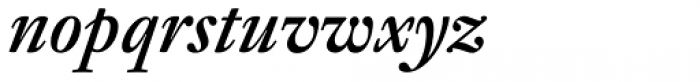 Kis Antiqua Now TB Pro Semi Bold Italic Font LOWERCASE