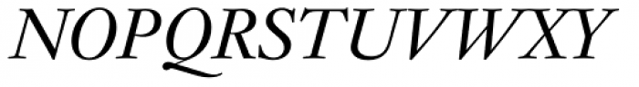 Kis Antiqua Now TH Pro Regular Italic Font UPPERCASE
