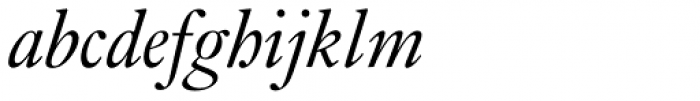 Kis BT Italic Font LOWERCASE