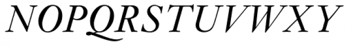 Kis Classico Italic Font UPPERCASE