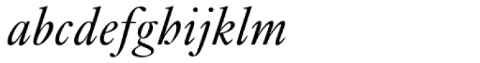 Kis Classico Italic Font LOWERCASE