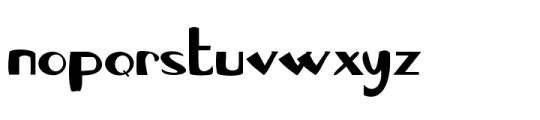 Kispray Font LOWERCASE