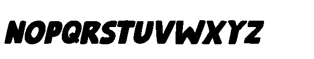 Kissy Face Italic Font UPPERCASE