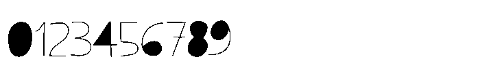 Kissy Face Line Closed Regular Font OTHER CHARS