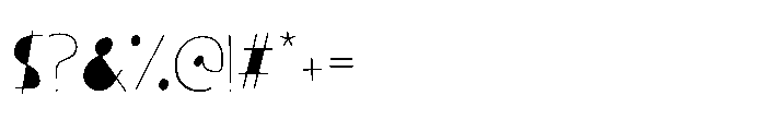 Kissy Face Line Closed Regular Font OTHER CHARS