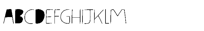 Kissy Face Line Closed Regular Font UPPERCASE