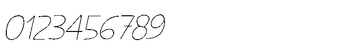Kissy Face Line Italic Font OTHER CHARS