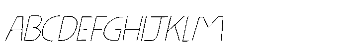 Kissy Face Line Italic FONT