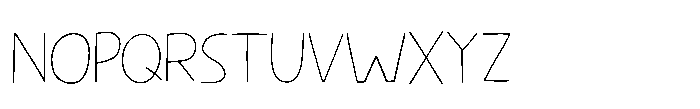 Kissy Face Line Regular Font UPPERCASE