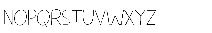 Kissy Face Line Regular Font LOWERCASE