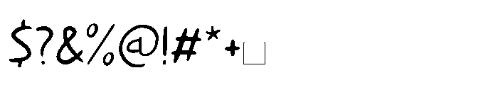 Kissy Face Pencil Regular Font OTHER CHARS