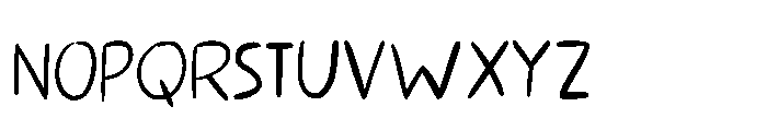 Kissy Face Pencil Regular Font LOWERCASE