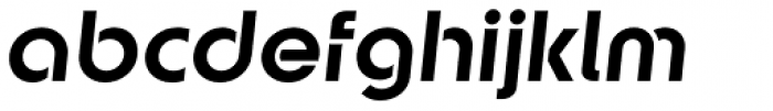 Kitami Bold Oblique Font LOWERCASE