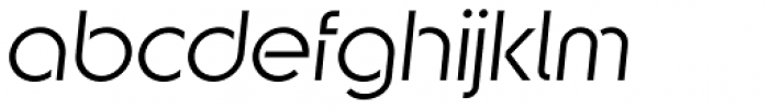 Kitami Regular Oblique Font LOWERCASE