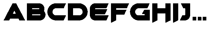 Kitcut L Black Font UPPERCASE