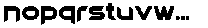 Kitcut L Black Font LOWERCASE
