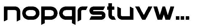 Kitcut L Bold Font LOWERCASE