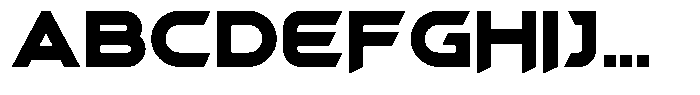 Kitcut L Extra Bold Font UPPERCASE