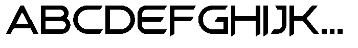 Kitcut M Medium Font UPPERCASE