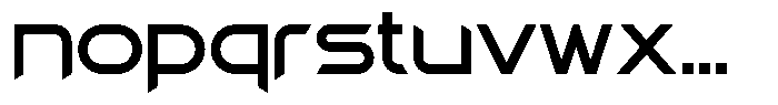 Kitcut M Medium Font LOWERCASE