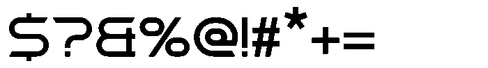 Kitcut M Regular Font OTHER CHARS