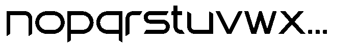 Kitcut M Regular Font LOWERCASE