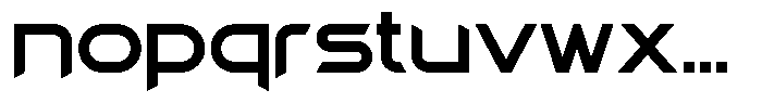 Kitcut M Semi Bold Font LOWERCASE