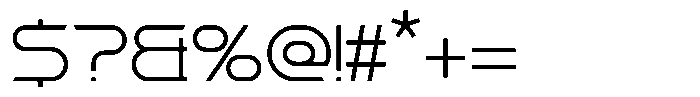 Kitcut S Extra Light Font OTHER CHARS