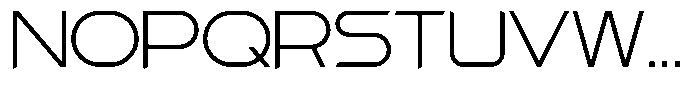 Kitcut S Extra Light Font UPPERCASE
