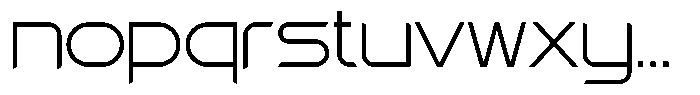 Kitcut S Extra Light Font LOWERCASE