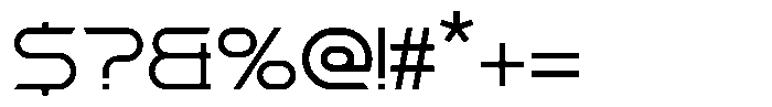 Kitcut S Light Font OTHER CHARS