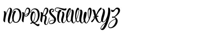 Kite Script Regular Font UPPERCASE