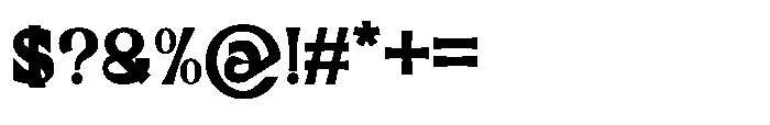 Kiteflight Font OTHER CHARS